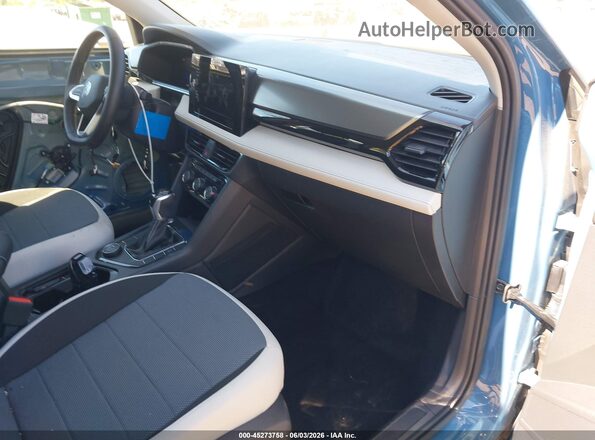 3VV8C7B25SM082083 2025 VOLKSWAGEN TAOS Blue წინა სალონის ხედი