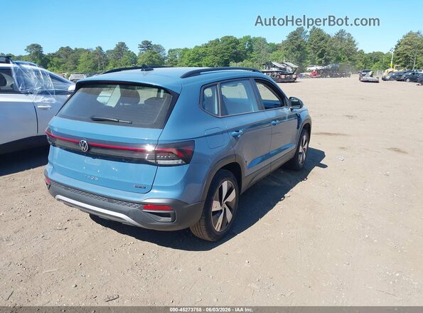 3VV8C7B25SM082083 2025 VOLKSWAGEN TAOS Blue უკანა მარჯვენა