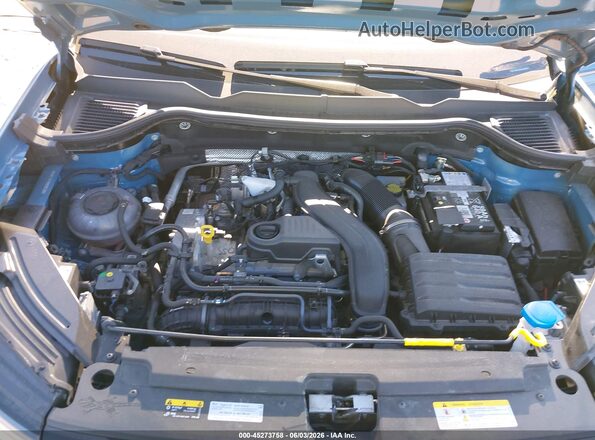 3VV8C7B25SM082083 2025 VOLKSWAGEN TAOS Blue უკანა ხედი