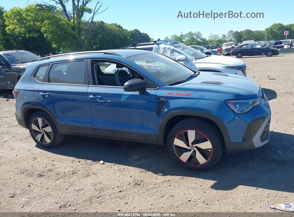 3VV8C7B25SM082083 2025 VOLKSWAGEN TAOS Blue უკანა სალონის ხედი
