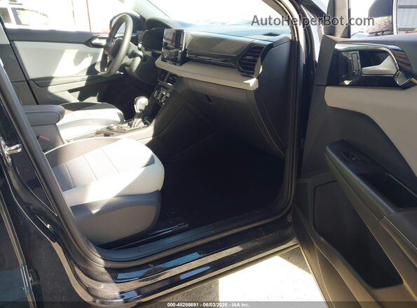 3VV8C7B27SM086247 2025 VOLKSWAGEN TAOS Black წინა სალონის ხედი
