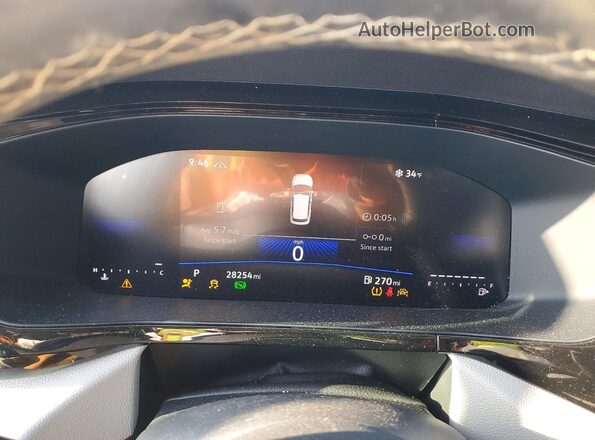 3VV8X7B26RM062990 2024 VOLKSWAGEN TAOS Gray Սարքավորումների վահանակի տեսք