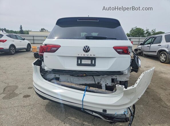 3VVCB7AX1NM022199 2022 VOLKSWAGEN TIGUAN White Вид ззаду