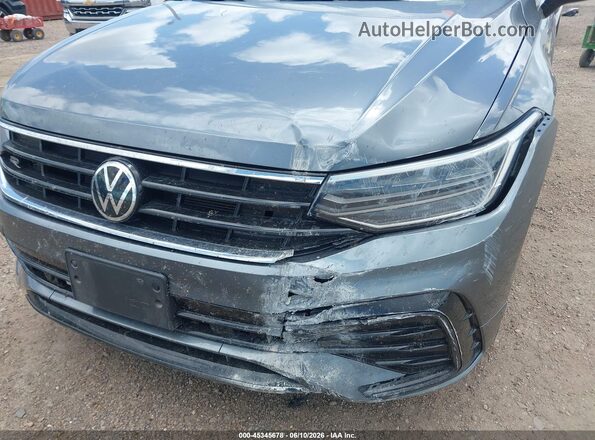 3VVCB7AX4NM063510 2022 VOLKSWAGEN TIGUAN Gray Դիմացի տեսք