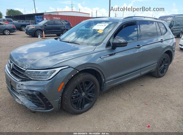 3VVCB7AX4NM063510 2022 VOLKSWAGEN TIGUAN Gray Առջևի ձախ երեք քառորդ տեսարան