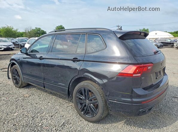 3VVCB7AX7NM003060 2022 VOLKSWAGEN TIGUAN Black Rear left