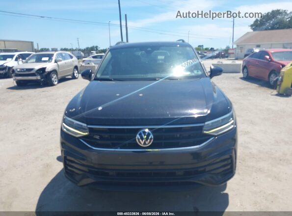3VVCB7AX7NM097294 2022 VOLKSWAGEN TIGUAN Black ხელსაწყოთა პანელის ხედი