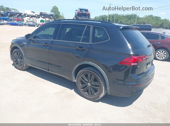 3VVCB7AX7NM097294 2022 VOLKSWAGEN TIGUAN Black უკანა მარცხენა