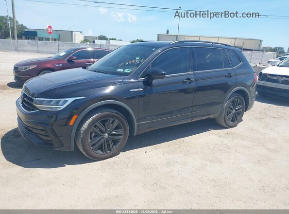 3VVCB7AX7NM097294 2022 VOLKSWAGEN TIGUAN Black წინა მარცხენა ხედი სამი მეოთხედიდან