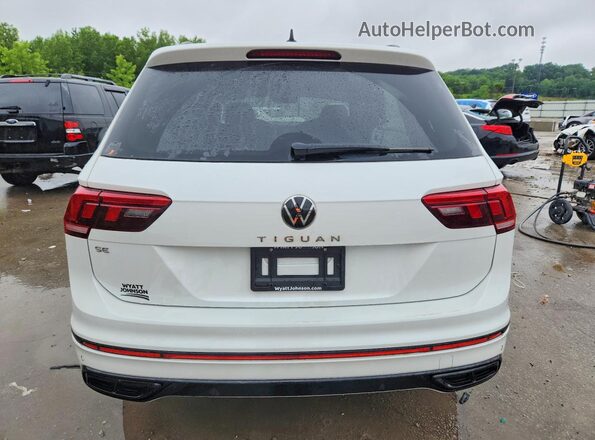 3VVCB7AX7RM069534 2024 VOLKSWAGEN TIGUAN White უკანა ხედი