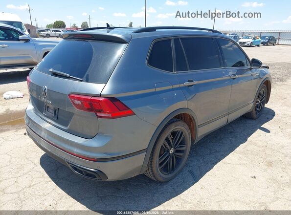 3VVCB7AX8NM017162 2022 VOLKSWAGEN TIGUAN Gray უკანა მარჯვენა