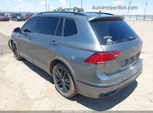 3VVCB7AX8NM017162 2022 VOLKSWAGEN TIGUAN Gray უკანა მარცხენა
