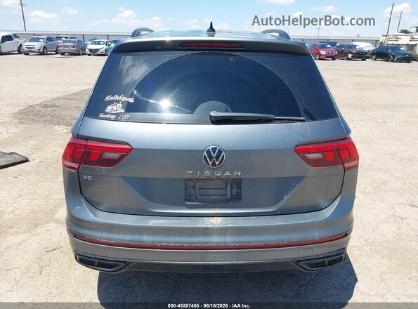3VVCB7AX8NM017162 2022 VOLKSWAGEN TIGUAN Gray 