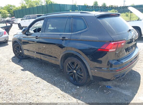 3VVCB7AX9NM165336 2022 VOLKSWAGEN TIGUAN Black უკანა მარცხენა