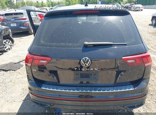 3VVCB7AX9NM165336 2022 VOLKSWAGEN TIGUAN Black 