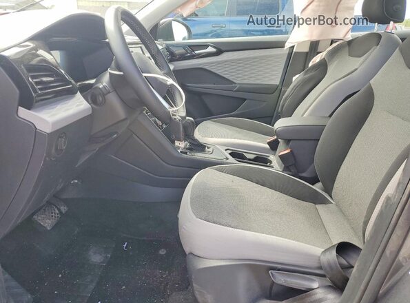 3VVCX7B20PM362550 2023 VOLKSWAGEN TAOS Charcoal Widok wnętrza z przodu