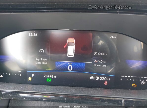 3VVCX7B20PM369885 2023 VOLKSWAGEN TAOS Blue Հետևի նստատեղերի տեսք
