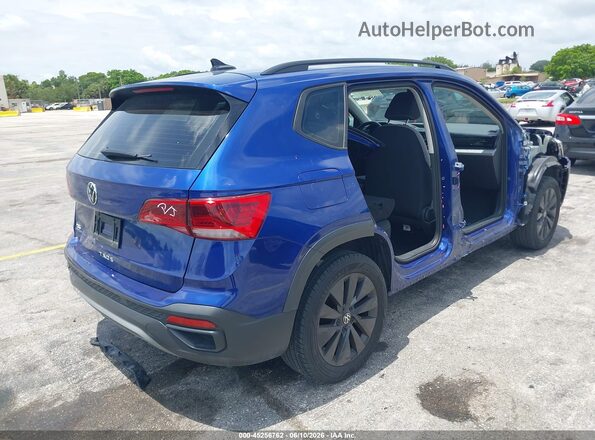 3VVCX7B20PM369885 2023 VOLKSWAGEN TAOS Blue Հետևի աջ