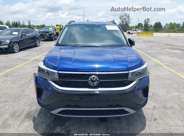 3VVCX7B20PM369885 2023 VOLKSWAGEN TAOS Blue Սալոնի հետևի տեսք