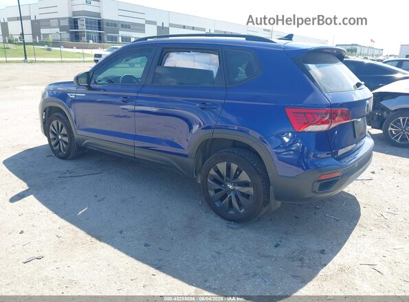 3VVCX7B21PM322378 2023 VOLKSWAGEN TAOS Blue Trasero izquierdo
