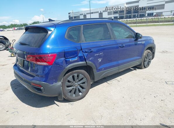 3VVCX7B21PM322378 2023 VOLKSWAGEN TAOS Blue Trasero derecho
