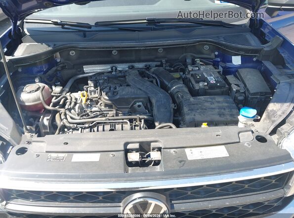 3VVCX7B21PM322378 2023 VOLKSWAGEN TAOS Blue Vista del compartimento del motor