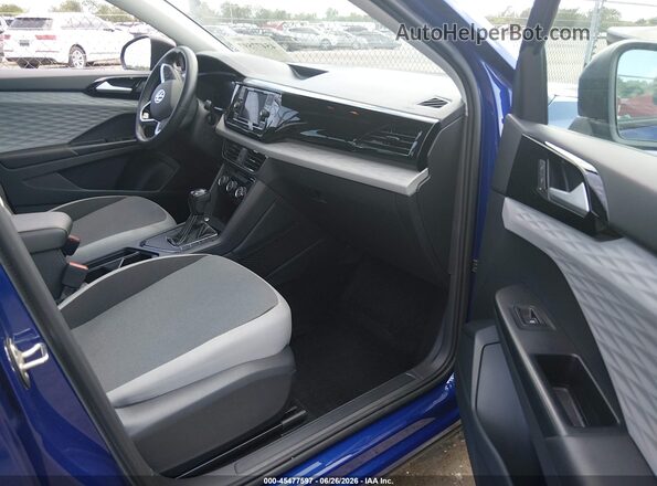 3VVCX7B21PM366588 2023 VOLKSWAGEN TAOS Blue Vista interior delantera