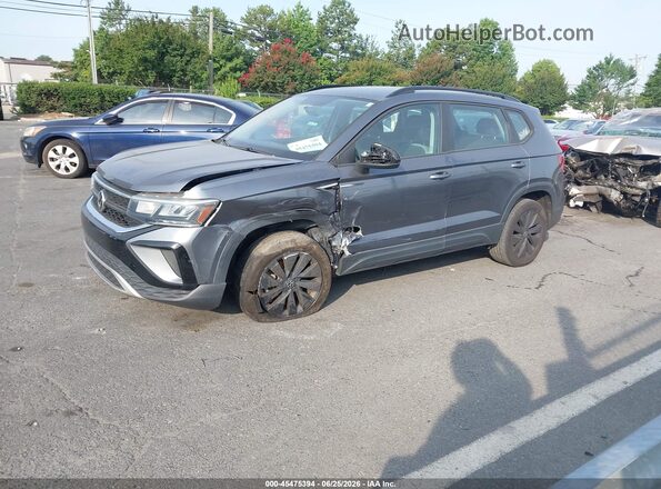 3VVCX7B23NM007837 2022 VOLKSWAGEN TAOS Gray წინა მარცხენა ხედი სამი მეოთხედიდან