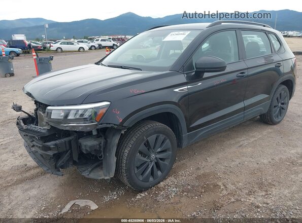 3VVCX7B28NM070738 2022 VOLKSWAGEN TAOS Черный Передняя левая четверть