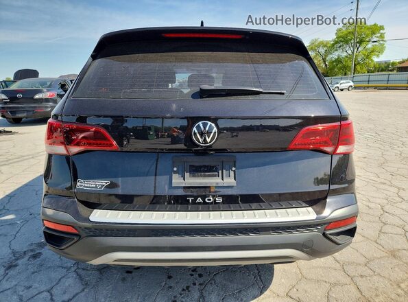 3VVCX7B28PM355801 2023 VOLKSWAGEN TAOS Black Вид ззаду