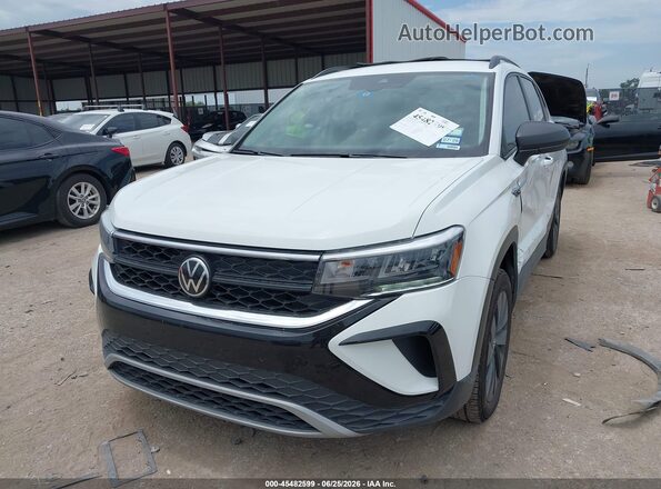 3VVDX7B24NM046909 2022 VOLKSWAGEN TAOS White Vista tres cuartos delantera izquierda