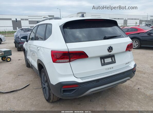 3VVDX7B24NM046909 2022 VOLKSWAGEN TAOS White Trasero izquierdo