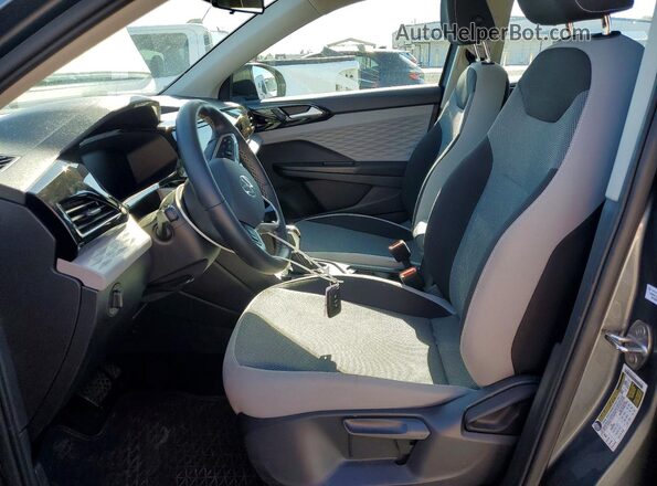 3VVDX7B24NM076864 2022 VOLKSWAGEN TAOS Gray Widok wnętrza z przodu