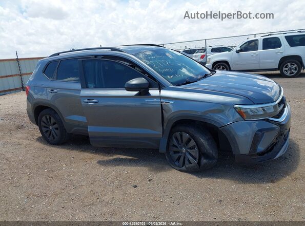 3VVDX7B24PM382112 2023 VOLKSWAGEN TAOS Gray უკანა სალონის ხედი