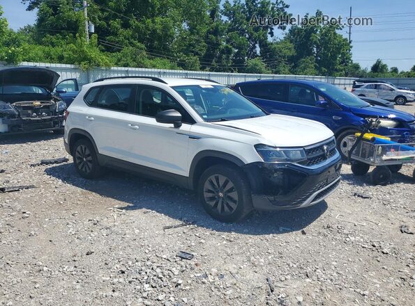 3VVDX7B26PM320193 2023 VOLKSWAGEN TAOS Белый Передняя правая четверть