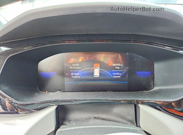 3VVDX7B29PM339191 2023 VOLKSWAGEN TAOS Black Instrument cluster view