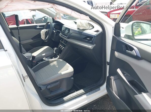 3VVEX7B26PM346779 2023 VOLKSWAGEN TAOS Белый Вид салона спереди