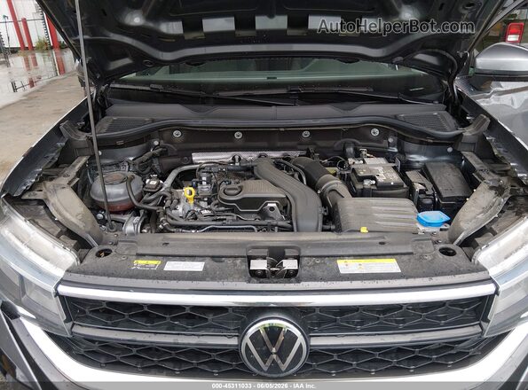 3VVEX7B27RM105607 2024 VOLKSWAGEN TAOS Gray უკანა ხედი