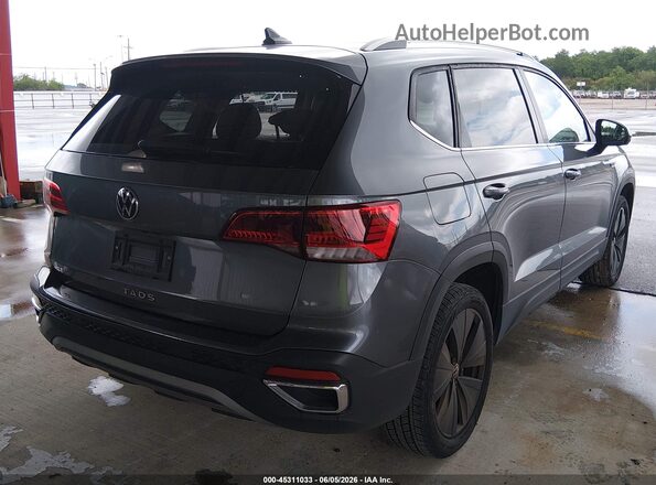 3VVEX7B27RM105607 2024 VOLKSWAGEN TAOS Gray უკანა მარჯვენა