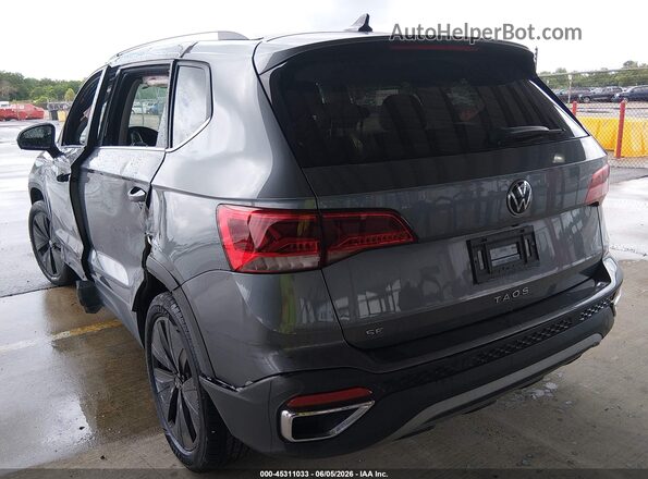 3VVEX7B27RM105607 2024 VOLKSWAGEN TAOS Gray უკანა მარცხენა