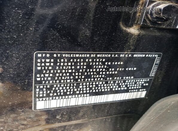 3VVEX7B29RM058290 2024 VOLKSWAGEN TAOS Black 