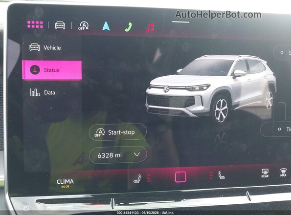 3VVHR7RM6SM063791 2025 VOLKSWAGEN TIGUAN Черный Вид задних сидений
