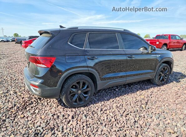 3VVLX7B25NM006236 2022 VOLKSWAGEN TAOS Black Trasero derecho