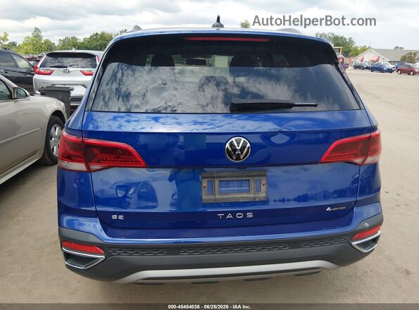 3VVLX7B25NM079610 2022 VOLKSWAGEN TAOS Синий 
