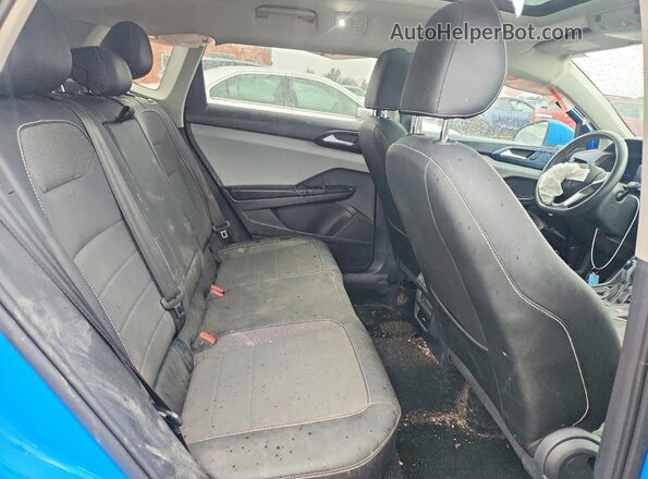 3VVLX7B27NM059620 2022 VOLKSWAGEN TAOS Синий Вид задних сидений