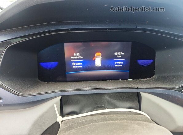 3VVLX7B27NM059620 2022 VOLKSWAGEN TAOS Синий Вид щитка приборов