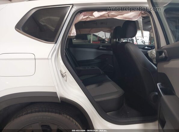3VVLX7B28NM096689 2022 VOLKSWAGEN TAOS White Widok naklejki z numerem VIN