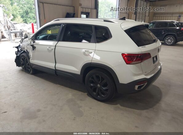 3VVLX7B28NM096689 2022 VOLKSWAGEN TAOS White Tył lewy