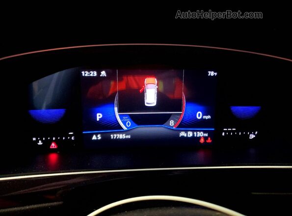 3VVMB7AX2RM063029 2024 VOLKSWAGEN TIGUAN White Instrument cluster view