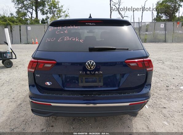 3VVMB7AX4RM168302 2024 VOLKSWAGEN TIGUAN Blue 